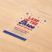 三四七月三日の国 アクリル招待状 (レイダウン)