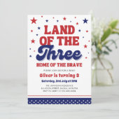 三四七月三日の国 招待状 (スタンド正面)