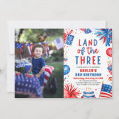 三四七月三日の国 招待状 (正面)