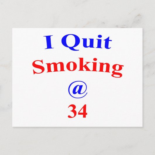 三四Iやめ喫煙 ポストカード (正面)