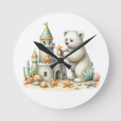 三城城 ラウンド壁時計 (正面)