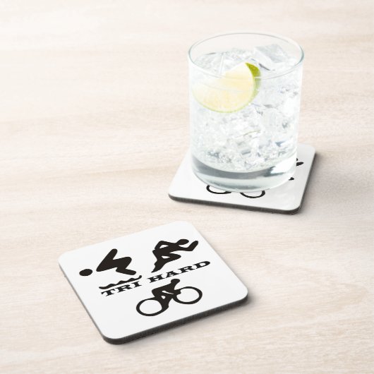 三堅いトライアスロンのギフト衣類および付属品 コースター (右側)
