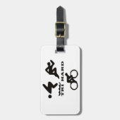 三堅いトライアスロンのギフト衣類および付属品 ラゲッジタグ (正面縦)