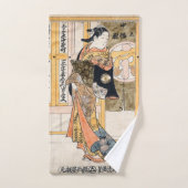 三大文字の美しい バスタオルセット (ハンドタオル)