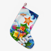 三太 スモールクリスマスストッキング (正面 (吊り時))