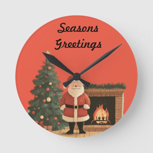 三太 ラウンド壁時計 (正面)