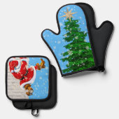 三太 鍋つかみ&鍋敷きセット (正面/裏面)