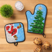 三太 鍋つかみ&鍋敷きセット (トップダウン)