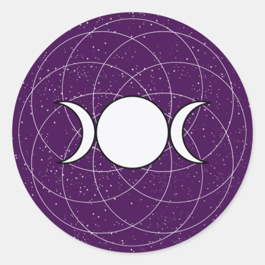 三女神ムーン ラウンドシール (正面)