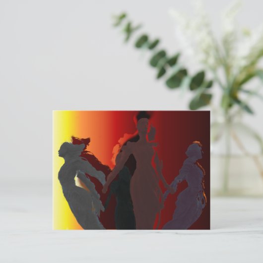 三女神 ポストカード (スタンド正面)