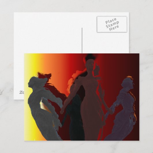 三女神 ポストカード (正面/裏面)