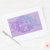 三女神 長方形シール (封筒)