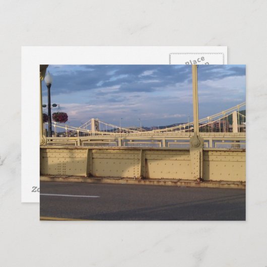 三姉妹の橋の上の部分的に曇った日 ポストカード (正面/裏面)