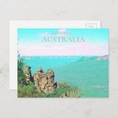 三姉妹 カトゥームバ オーストラリアの絶景 ポストカード (正面/裏面)