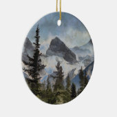 三姉妹 – カナダロッキー山脈 セラミックオーナメント (右)