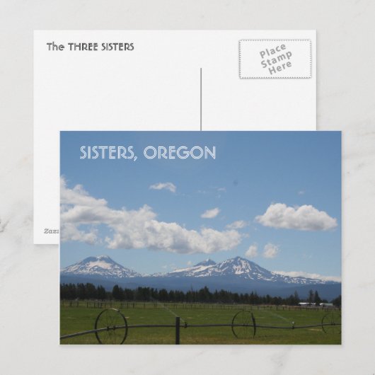 三姉妹 ポストカード (正面/裏面)