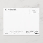 三姉妹 ポストカード (裏面)