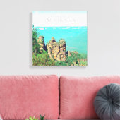 三姉妹Katoomba風光明媚なオーストラリア旅行 キャンバスプリント (インサイチュ (リビング))