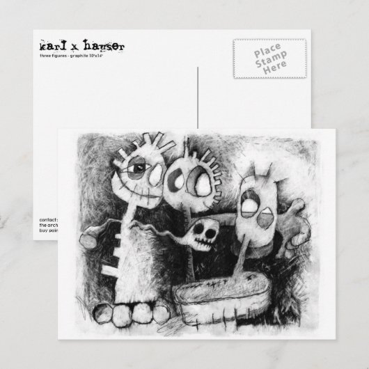 三姿 ポストカード (正面/裏面)