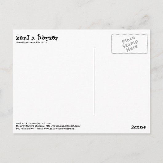 三姿 ポストカード (裏面)