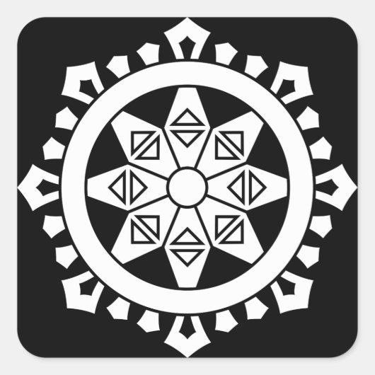 三宅の法灯 スクエアシール (正面)