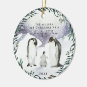 三家 |初めてのクリスマスオーナメント セラミックオーナメント (左)