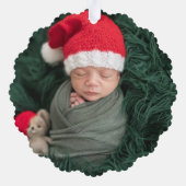 三家 |初めてのクリスマス オーナメントカード (裏面)