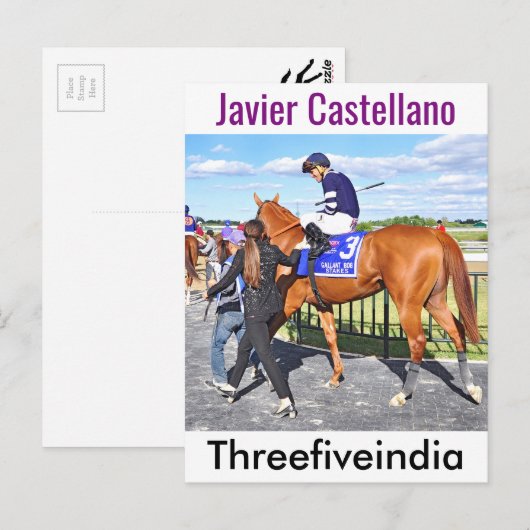 三層インド ポストカード (正面/裏面)