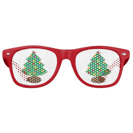 三層クリスマスツリー レトロサングラス