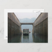 三峡ダム ポストカード (正面/裏面)