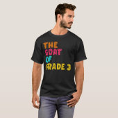 三年生新学期三年生のヤギ Tシャツ (正面フル)