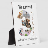 三年結婚記念 フォトプラーク (側面)