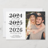 三度目の正直 フォト セーブ・ザ・デート (正面)