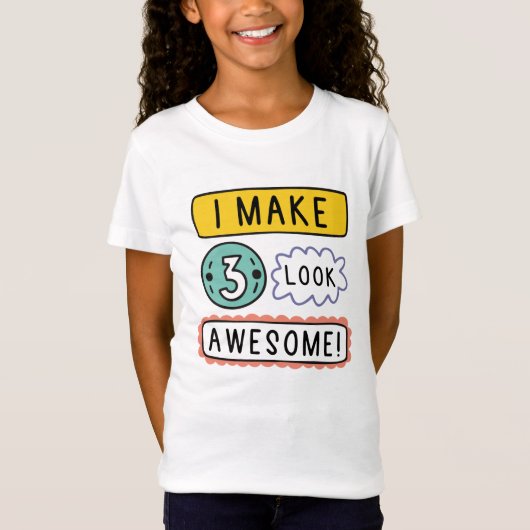 三度見せ素晴らしる Tシャツ (正面)