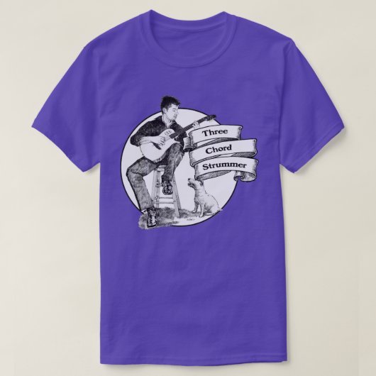 三弦弦の弦 Tシャツ (デザイン正面)