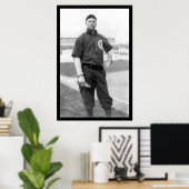 三指茶色カブス野球1910 ポスター (ホームオフィス)