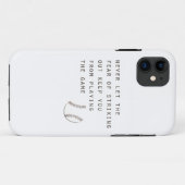 三振恐怖を乗り越えるモダン・ベースボール Case-Mate iPhoneケース (裏面(横))