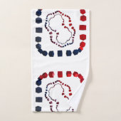 三方切りバスタオルセット バスタオルセット (ハンドタオル)