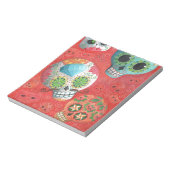 三日の死んだスカル ノートパッド (回転)