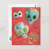 三日の死んだスカル ポストカード (正面/裏面)