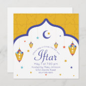 三日月とファンスラマダン 招待状 (正面/裏面)