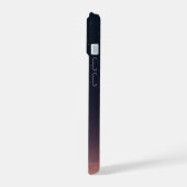 三日月と星のスマホケース iPhone 15ケース (左側面)