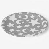 三日月と星 ペーパープレート (アングル)