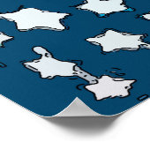 三日月と星、textPosterを追加 ポスター (角)