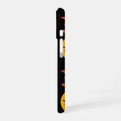 三日月と満月の夜中 iPhone 16ケース (左側面)