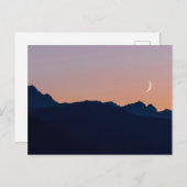 三日月と金星 |シーベック(ワシントン州) ポストカード (正面/裏面)