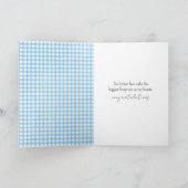 三日月に眠るテディベア カード (内部)