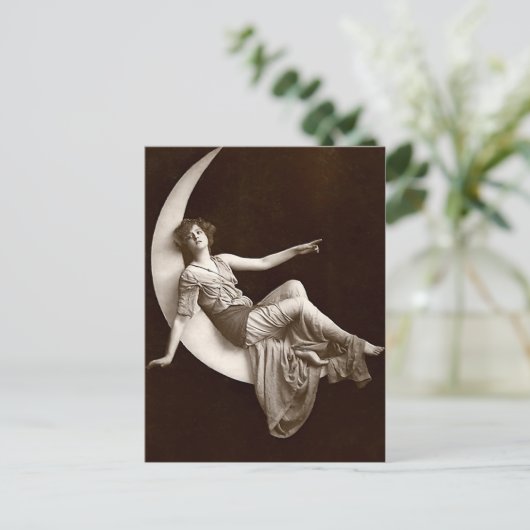 三日月に ポストカード (スタンド正面)