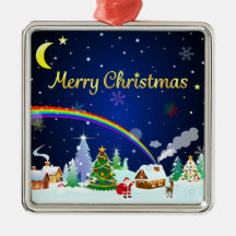 三日月のあるメリークリスマス