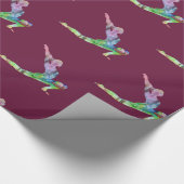 三日月のポーズ ラッピングペーパー (角)